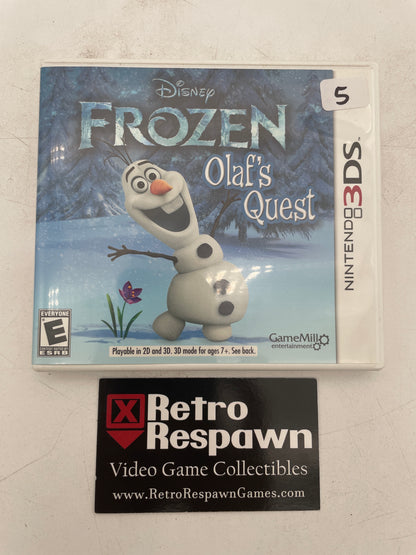 Frozen: Olaf's Quest - Nintendo 3DS (Complete)