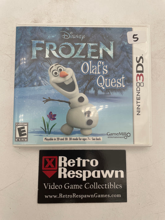 Frozen: Olaf's Quest - Nintendo 3DS (Complete)