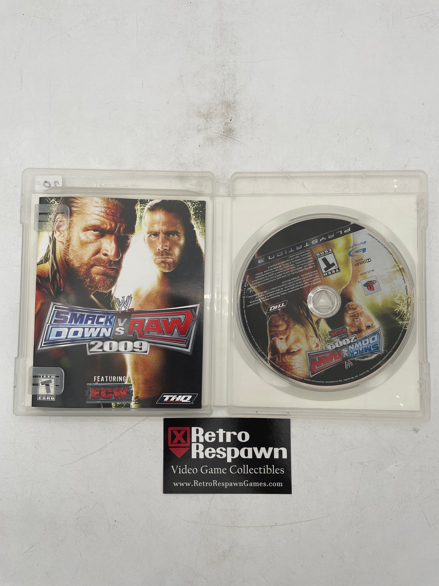 WWE Smackdown vs. Raw 2009 - Playstation 3 (Complete)