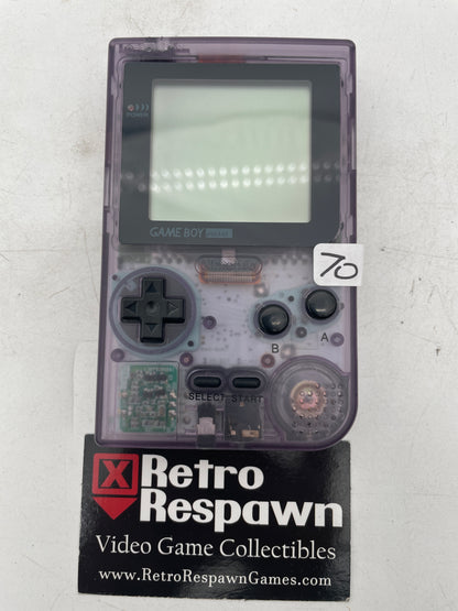 Clear Atomic Purple Game Boy Pocket - JP GameBoy (Console Only)