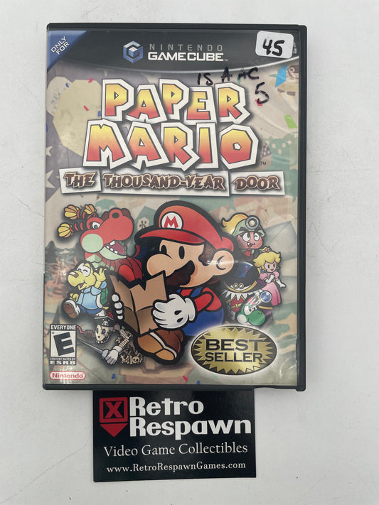 Paper Mario Thousand Year Door - Gamecube (Missing Manual)