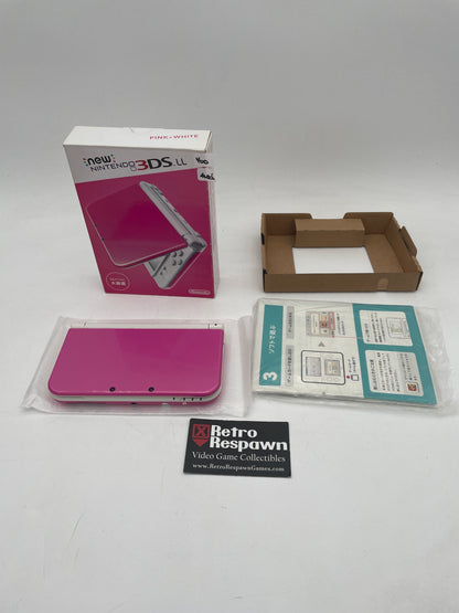 Modeed New Nintendo 3DS LL Pink/White - JP Nintendo 3DS (Complete)