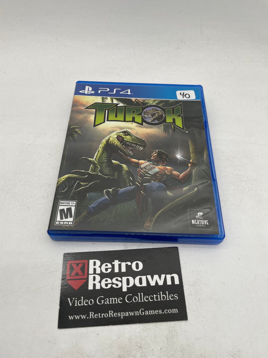 Turok Dinosaur Hunter - PlayStation 4 (Complete)