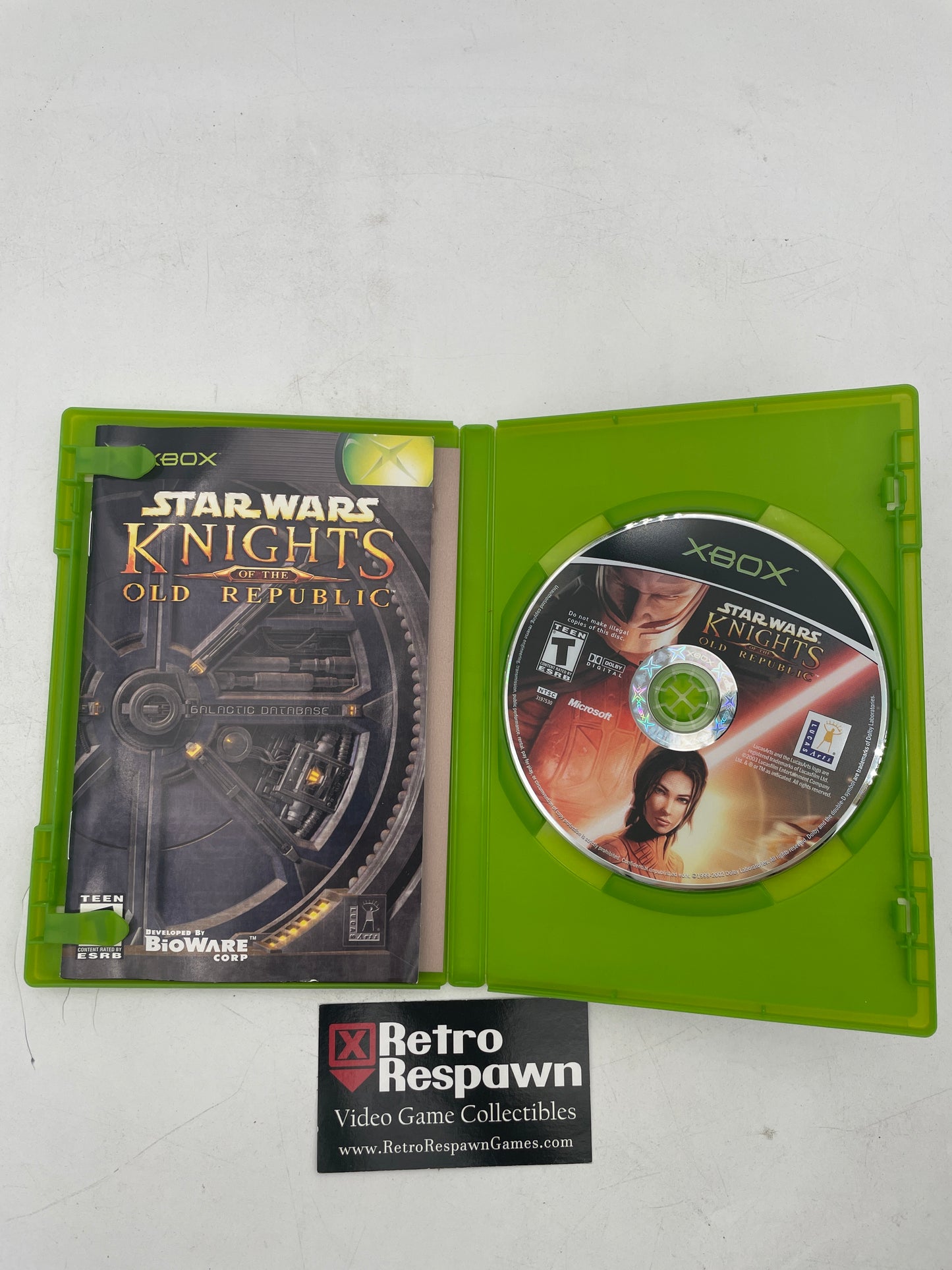 Star Wars Knights of the Old Republic - Xbox (Complete)
