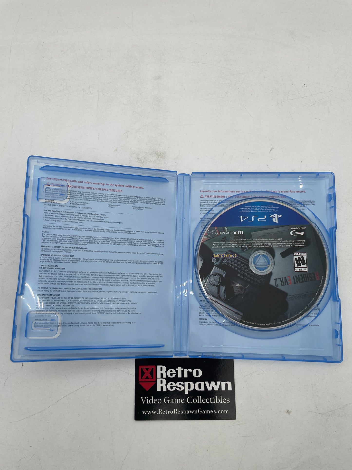 Resident Evil 2 - Playstation 4 (Complete)