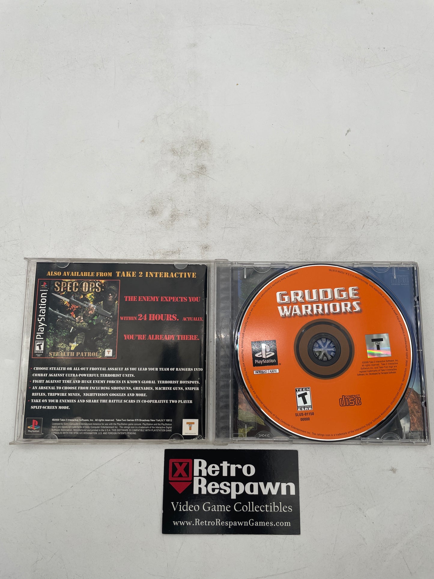 Grudge Warriors - Playstation (Complete)