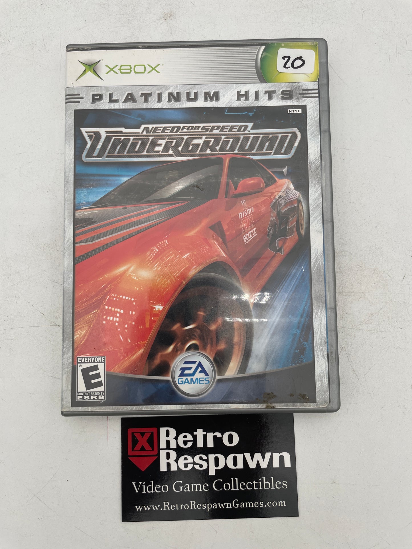 Need for Speed Underground [Platinum Hits] - Xbox (Complete)