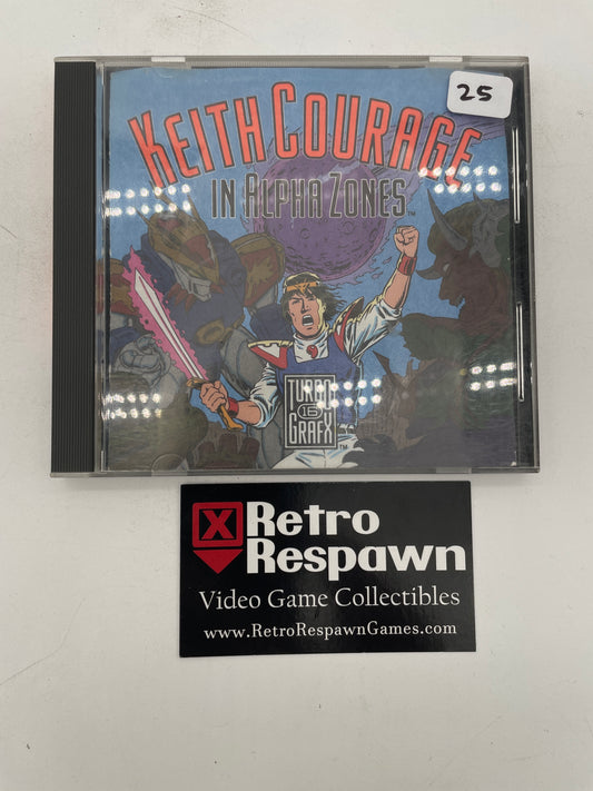 Keith Courage in Alpha Zones - TurboGrafx-16 (Complete)