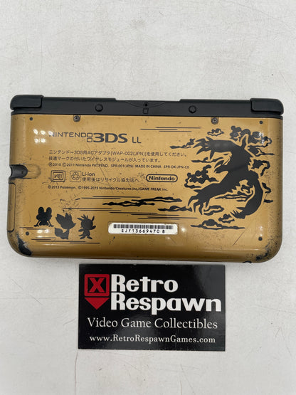 Nintendo 3DS LL Pokemon Y Pack Gold Edition - JP Nintendo 3DS (Complete/In Rough Condition)