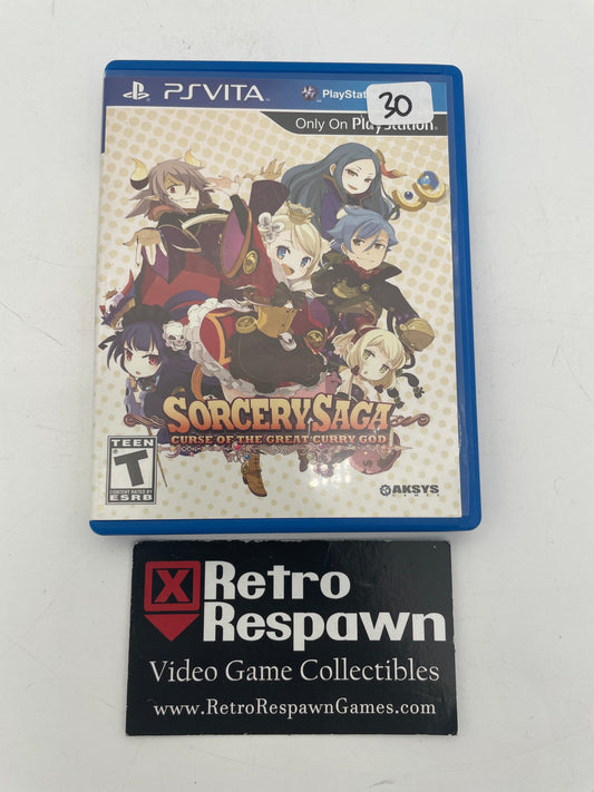 Sorcery Saga: The Curse of the Great Curry God - Playstation Vita (Complete)