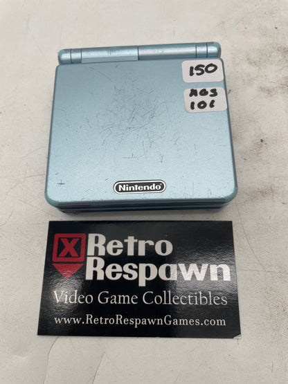 Pearl Blue GameBoy Advance SP [AGS-101] - GameBoy Advance (Console + Charger)