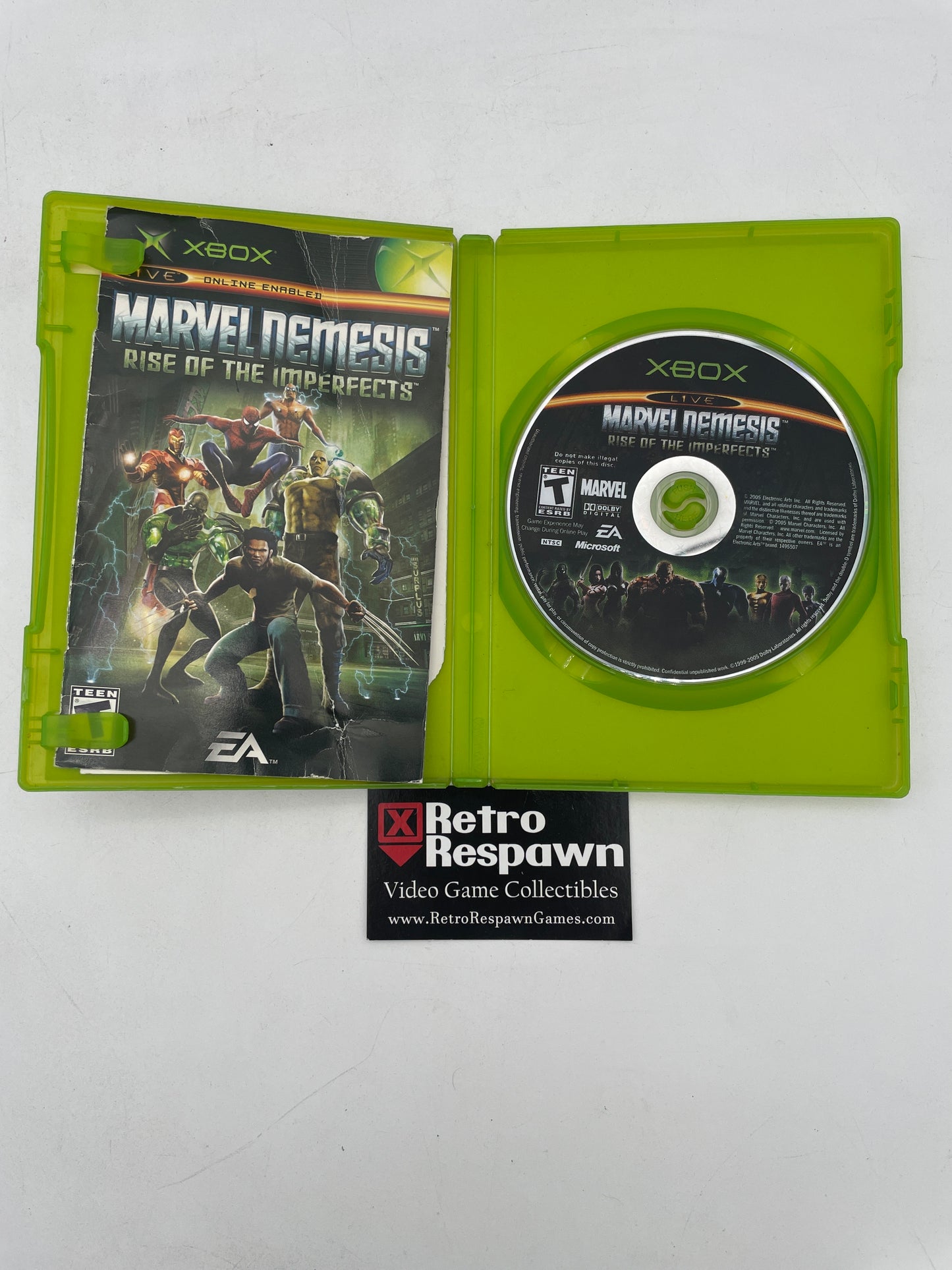 Marvel Nemesis Rise of the Imperfects - Xbox (Complete)
