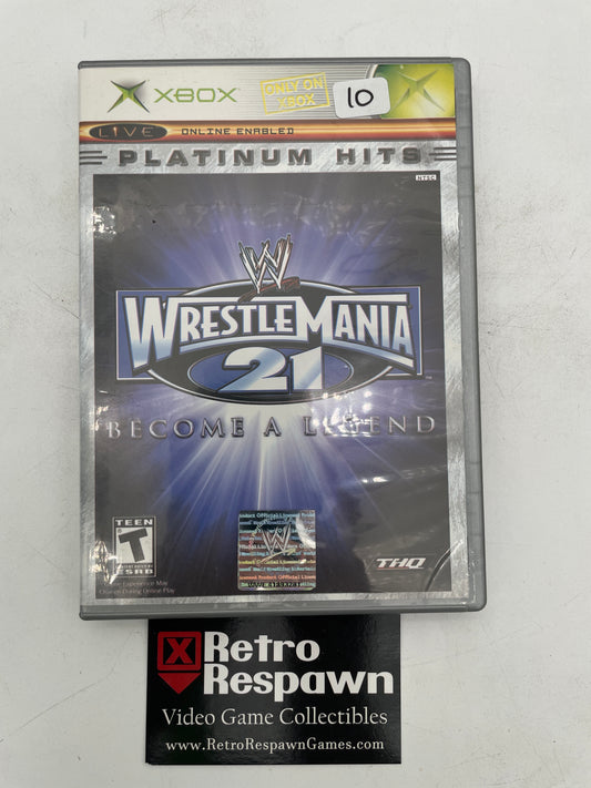 WWE Wrestlemania 21 [Platinum Hits] - Xbox (Complete)
