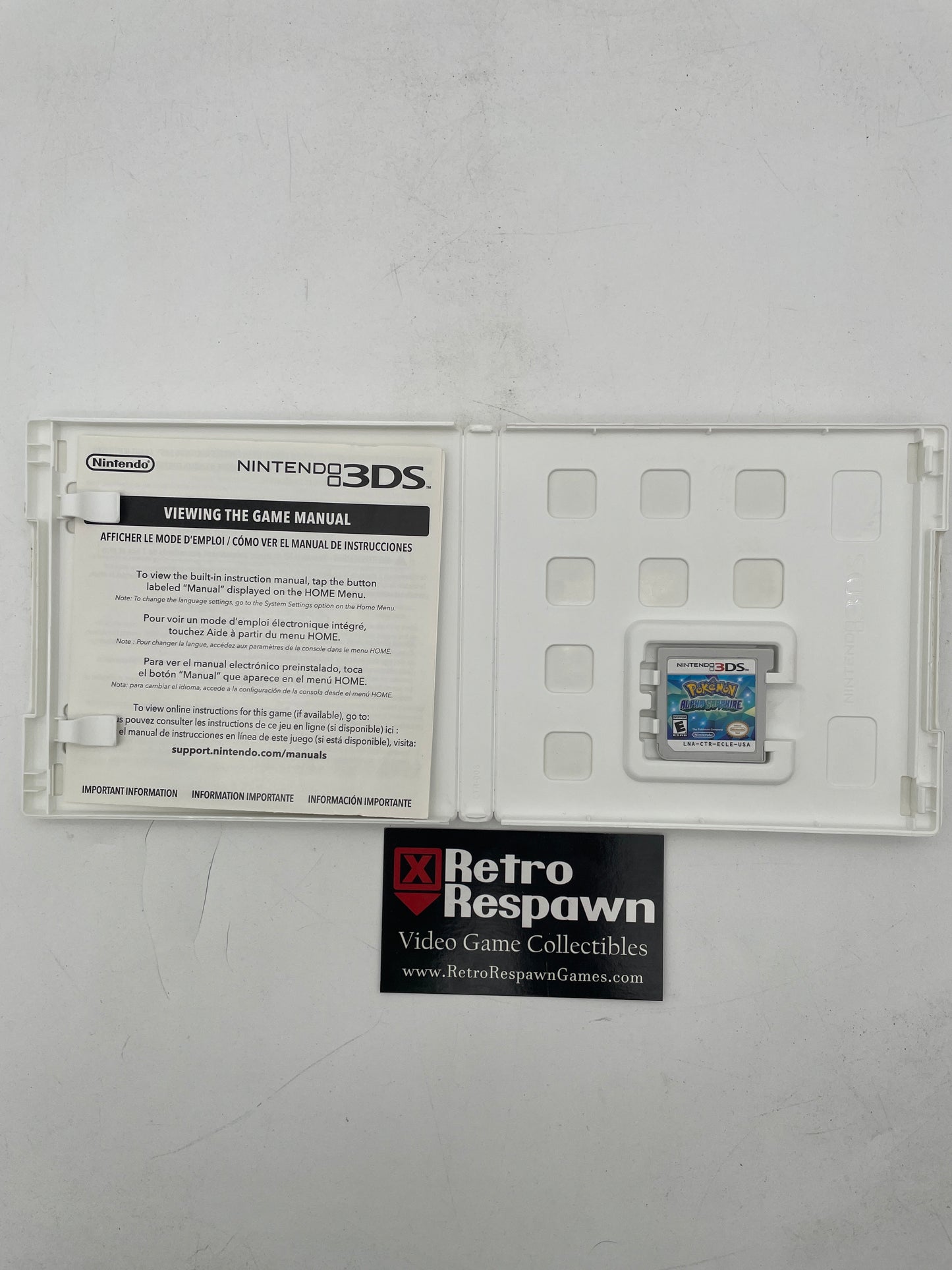 Pokemon Alpha Sapphire - Nintendo 3DS (Complete)