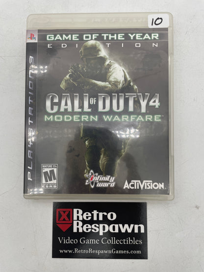 Call of Duty 4 Modern Warfare - Playstation 3 (Missing Manual)