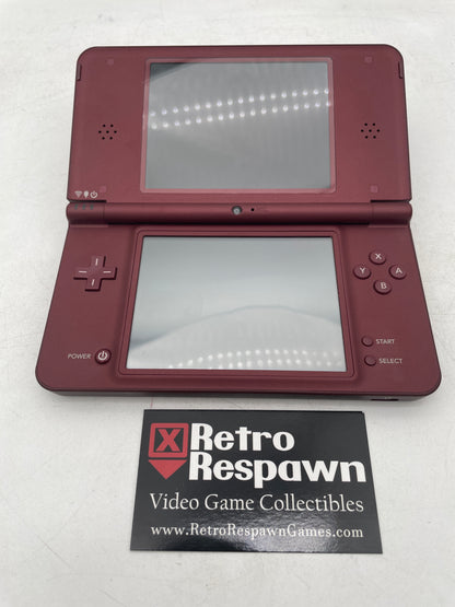 Modded Nintendo DSi LL Wine Red - JP Nintendo DS (Console+Charger)