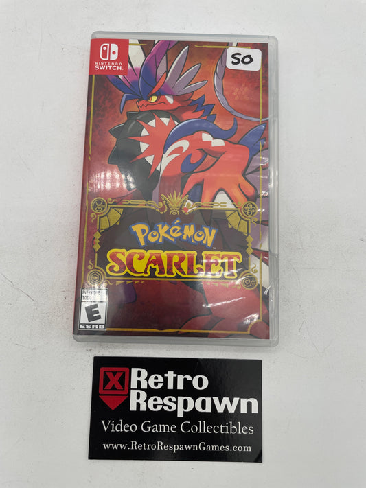 Pokemon Scarlet - Nintendo Switch (Complete)