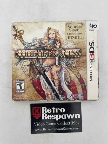 Code of Princess - Nintendo 3DS (Complete)