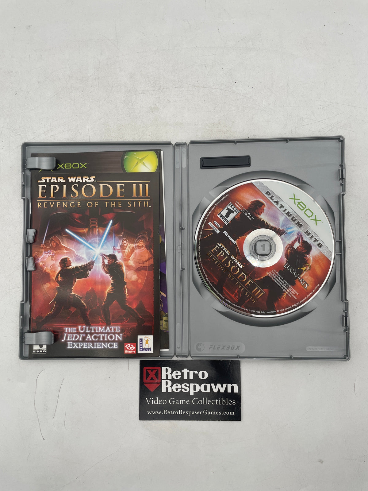 Star Wars Episode III Revenge of the Sith [Platinum Hits] - Xbox (Complete)