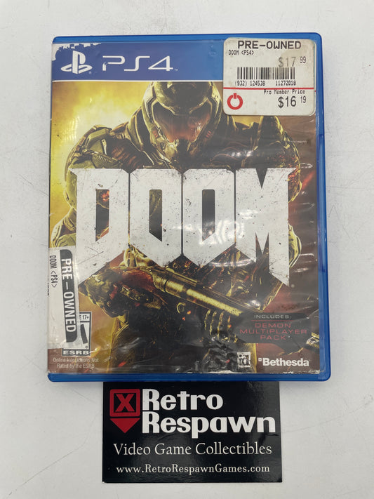 Doom - Playstation 4 (Complete)