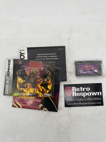 Altered Beast Guardian of the Realms - GameBoy Advance (Complete)