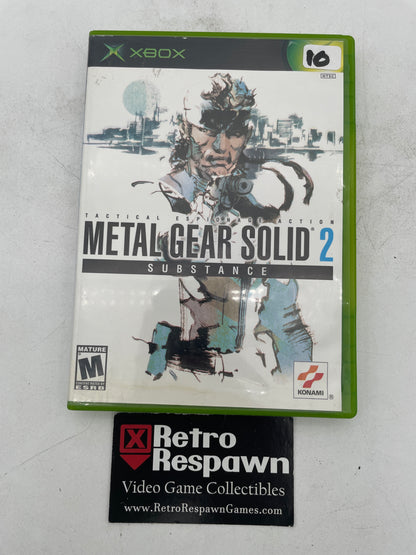 Metal Gear Solid 2: Substance - Xbox (Complete)
