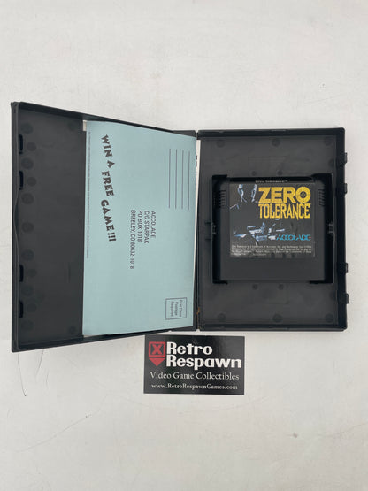 Zero Tolerance - Sega Genesis (Missing Manual)