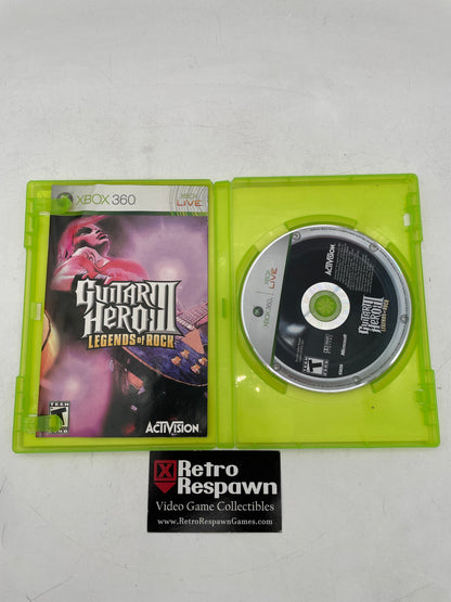 Guitar Hero III Legends of Rock - Xbox 360 (Complete)