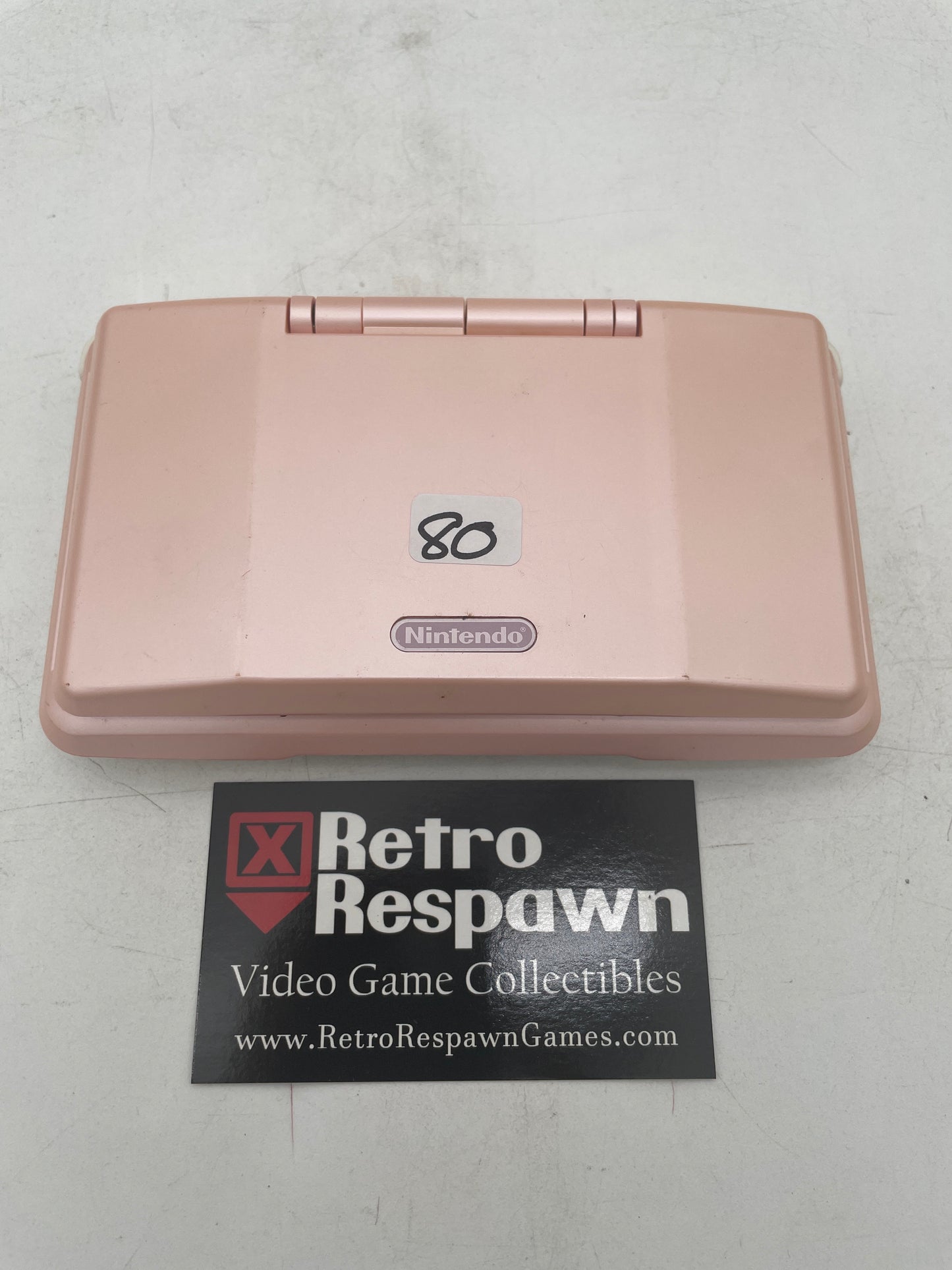 Pink and White Nintendo DS System - JP Nintendo DS (Console+Charger)