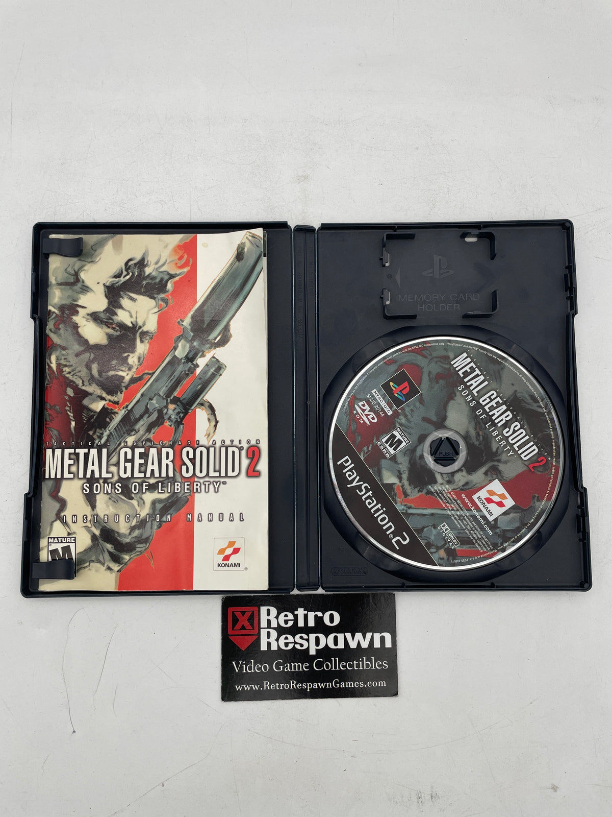 Metal Gear Solid 2 Sons of Liberty - Playstation 2 (Complete)