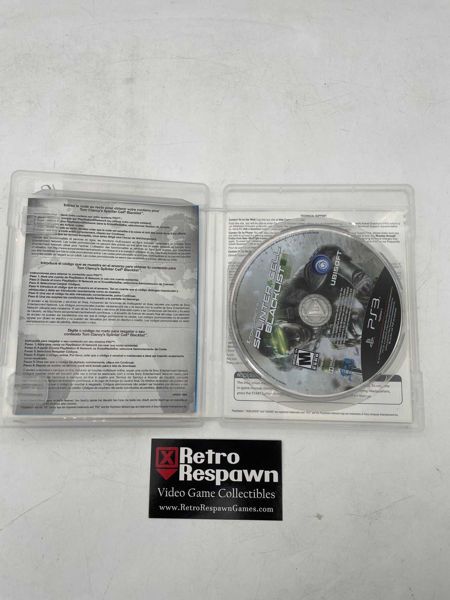 Splinter Cell: Blacklist [Gamestop Edition] - Playstation 3 (Complete)