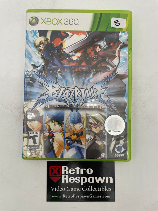 BlazBlue: Continuum Shift - Xbox 360 (Complete)