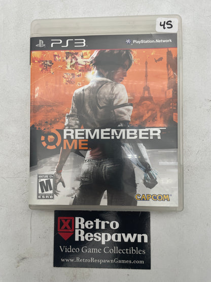 Remember Me - Playstation 3 (Complete)