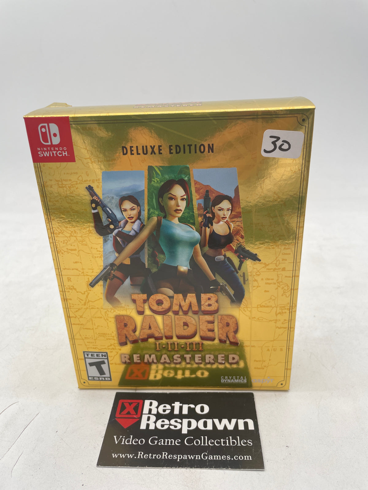 Tomb Raider i ii iii Remastered Deluxe Edition - Nintendo Switch (Complete)