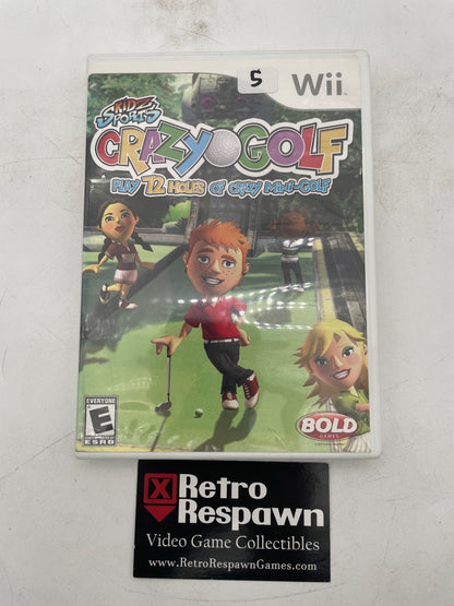 Kidz Sports Crazy Golf - Wii (Complete)