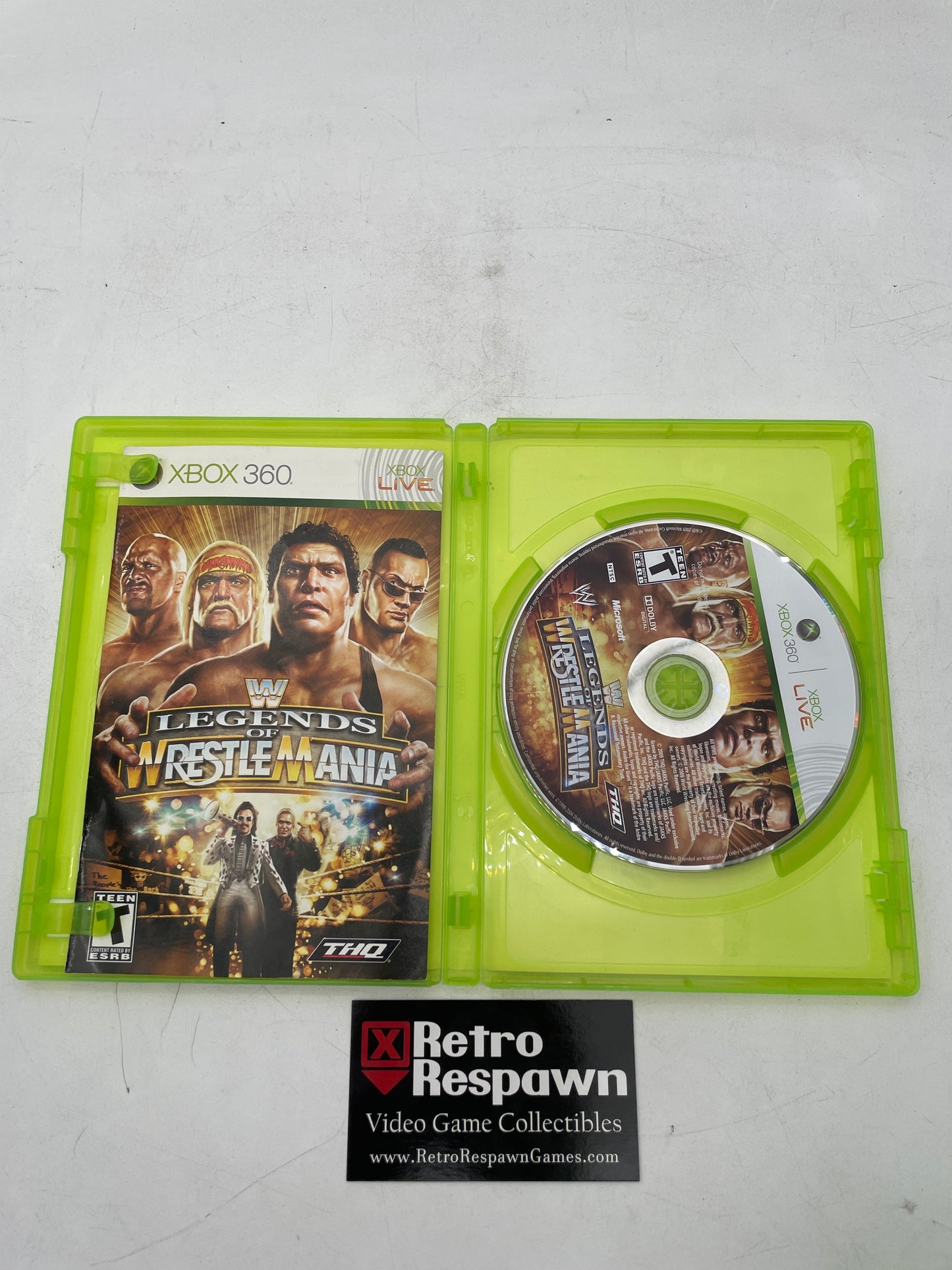 WWE Legends of WrestleMania - Xbox 360 (Complete)