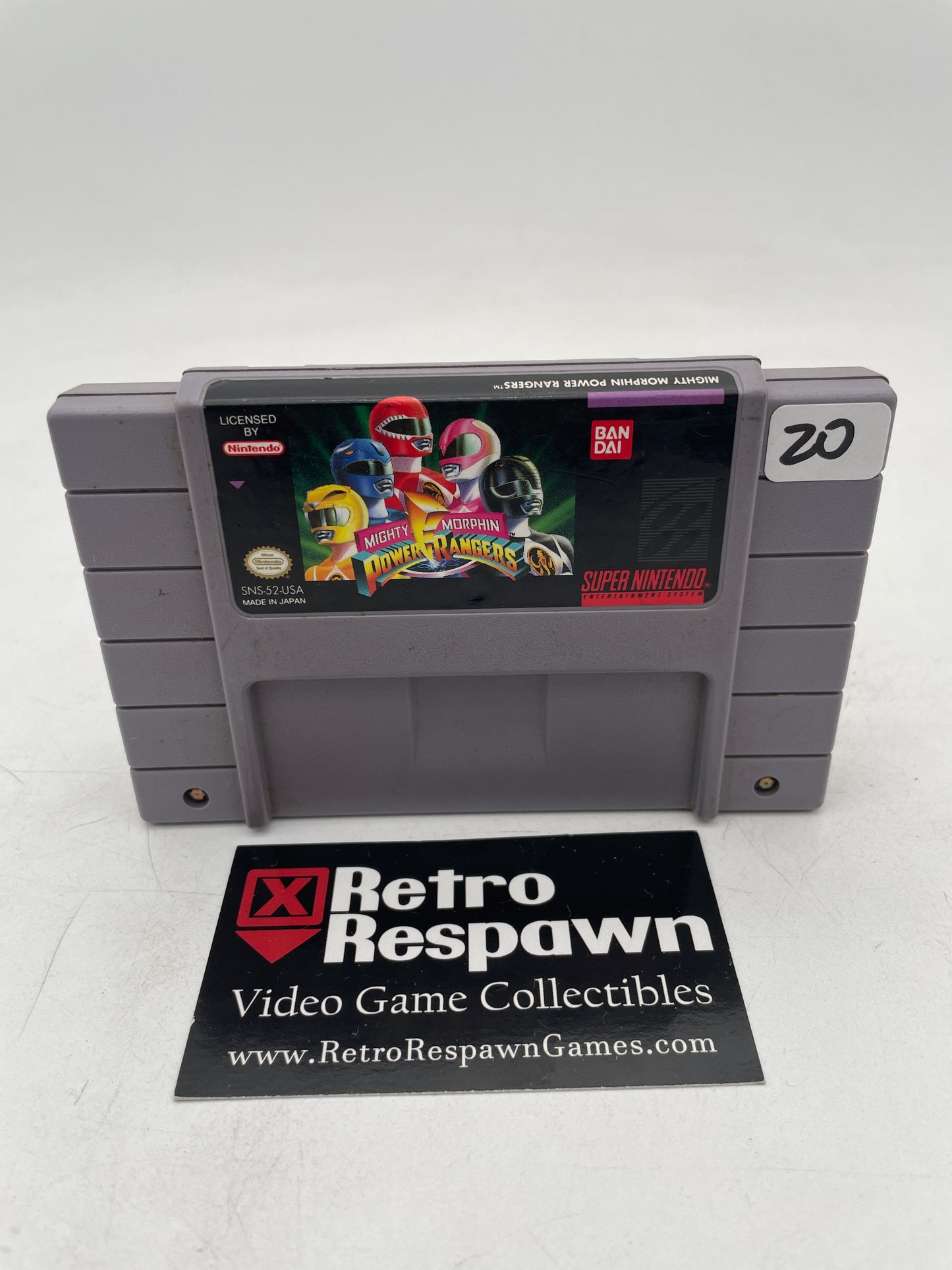 Mighty Morphin Power Rangers - Super Nintendo (Game Only)