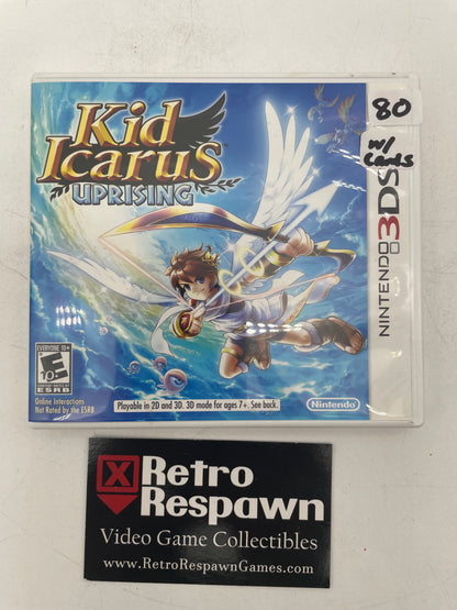 Kid Icarus Uprising - Nintendo 3DS (Complete, Cards Included)