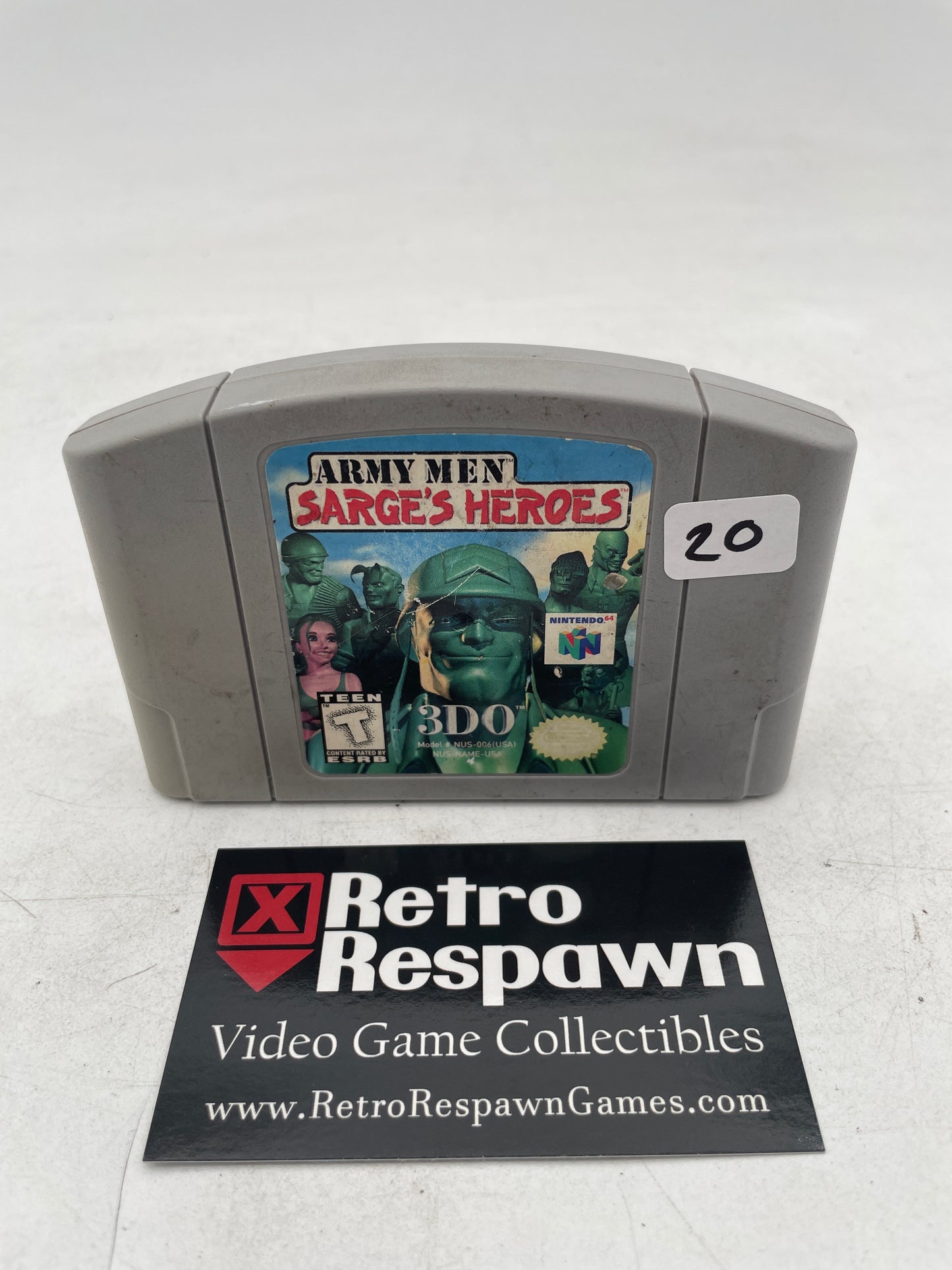 Army Men Sarge's Heroes - Nintendo 64 (Game Only)