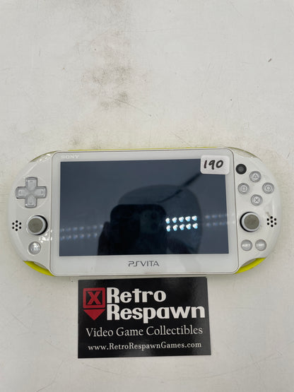 PS Vita 2000 White/Yellow - JP Playstation Vita (Console + Charger)