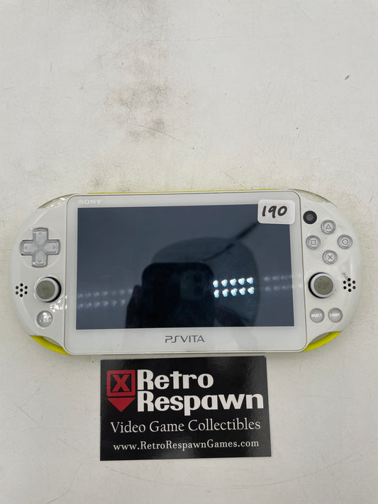 PS Vita 2000 White/Yellow - JP Playstation Vita (Console + Charger)