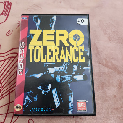 Zero Tolerance - Sega Genesis (Complete)