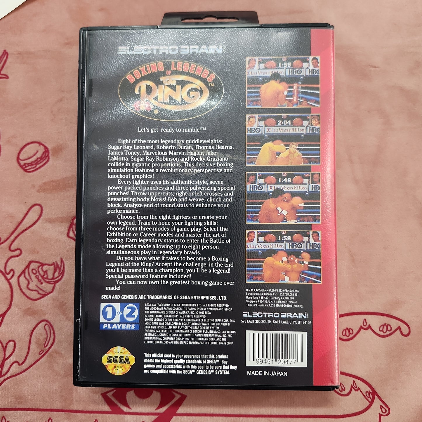 Boxing Legends of the Ring - Sega Genesis (Complete)