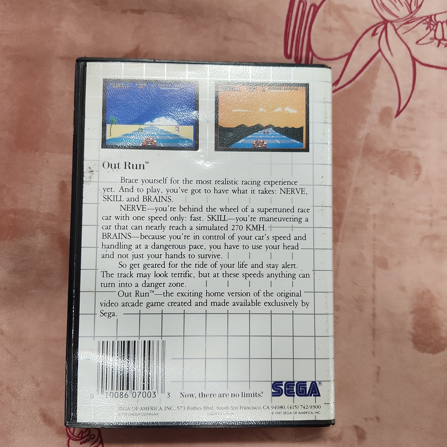 Out Run: The Two Mega-Cartridge - Sega Master System (Complete)