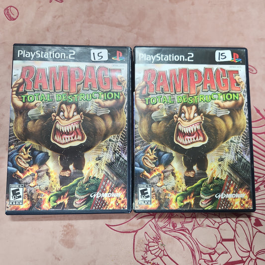 Rampage: Total Destruction - Playstation 2 (Complete)