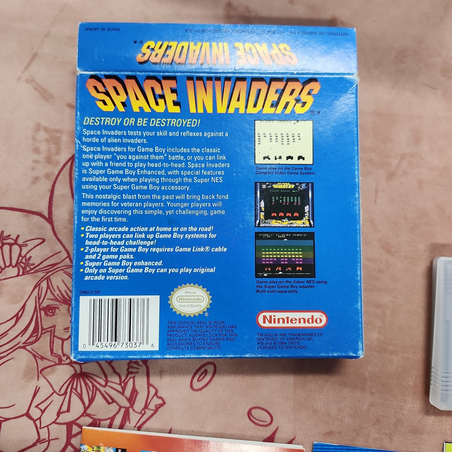 Space Invaders - Gameboy Advance (Complete)