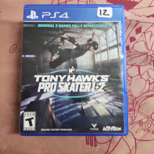 Tony Hawk's Pro Skater 1 + 2 - Playstation 4