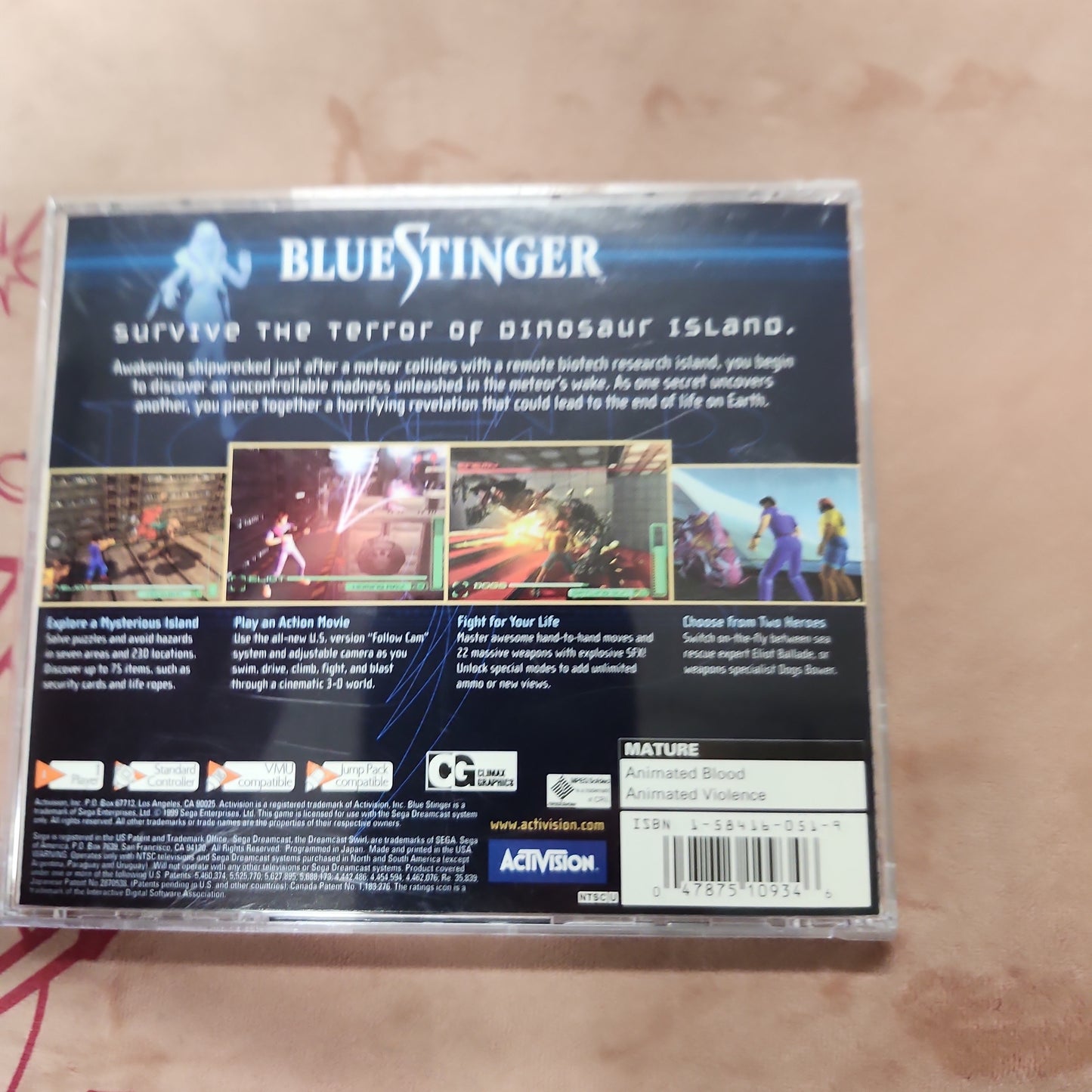 Blue Stinger  - Sega Dreamcast