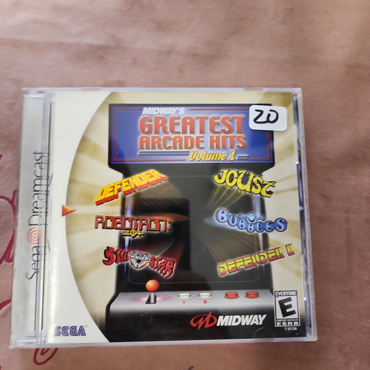 Midway's Greatest Arcade Hits - Sega Dreamcast (Complete)