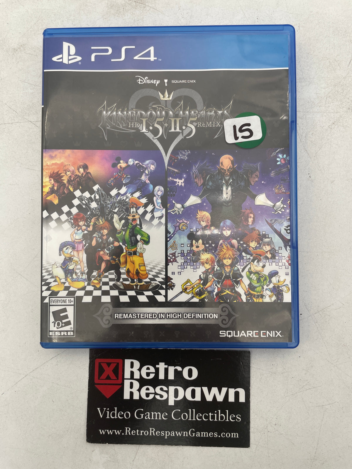 Kingdom Hearts HD 1.5 + 2.5 Remix - Playstation 4 (Complete)